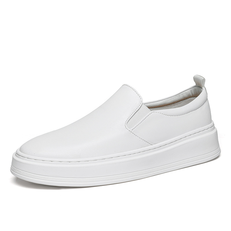 Fashion Men's Cowhide Noodle Casual Shoes foto 4