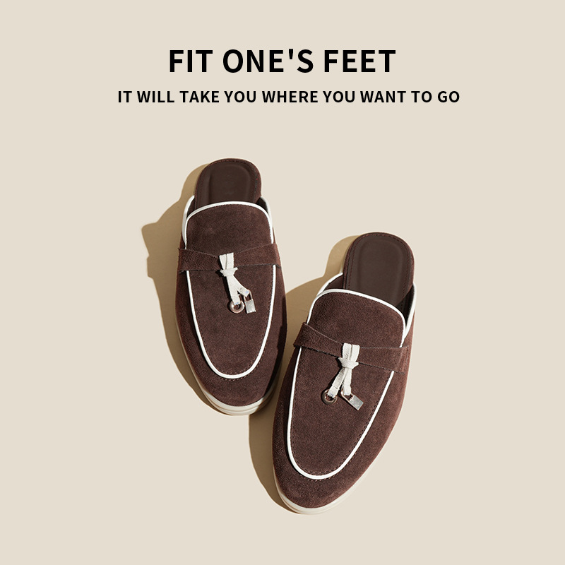 Tassel-button Versatile Soft Shoes For Women foto 5