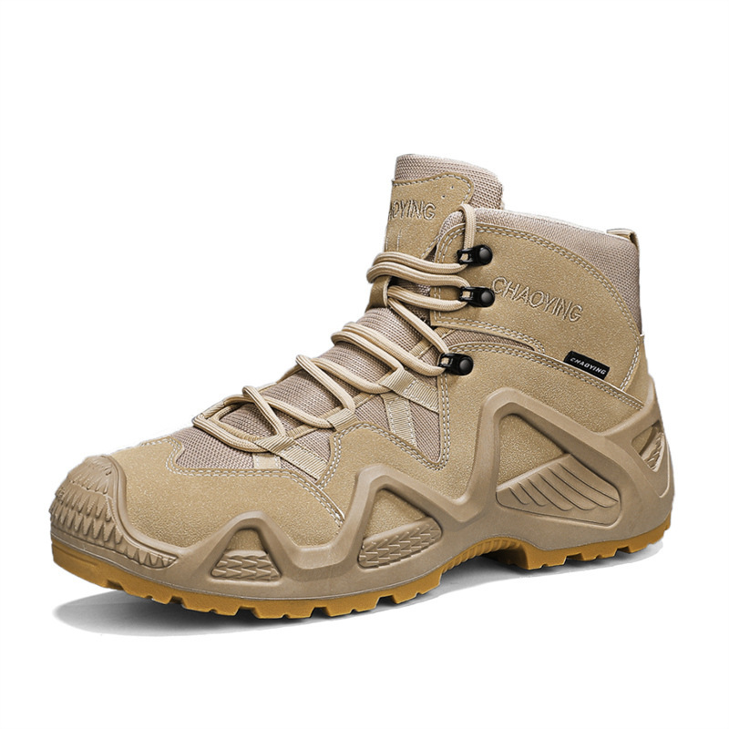 High-top Tactical Shoes Wear-resistant Desert Boots Outdoor New Combat Boots foto 5