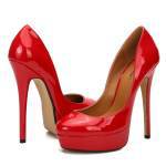 Anti-string Crossbody Plus Size Women's Low-cut High Heel Pumps foto 5