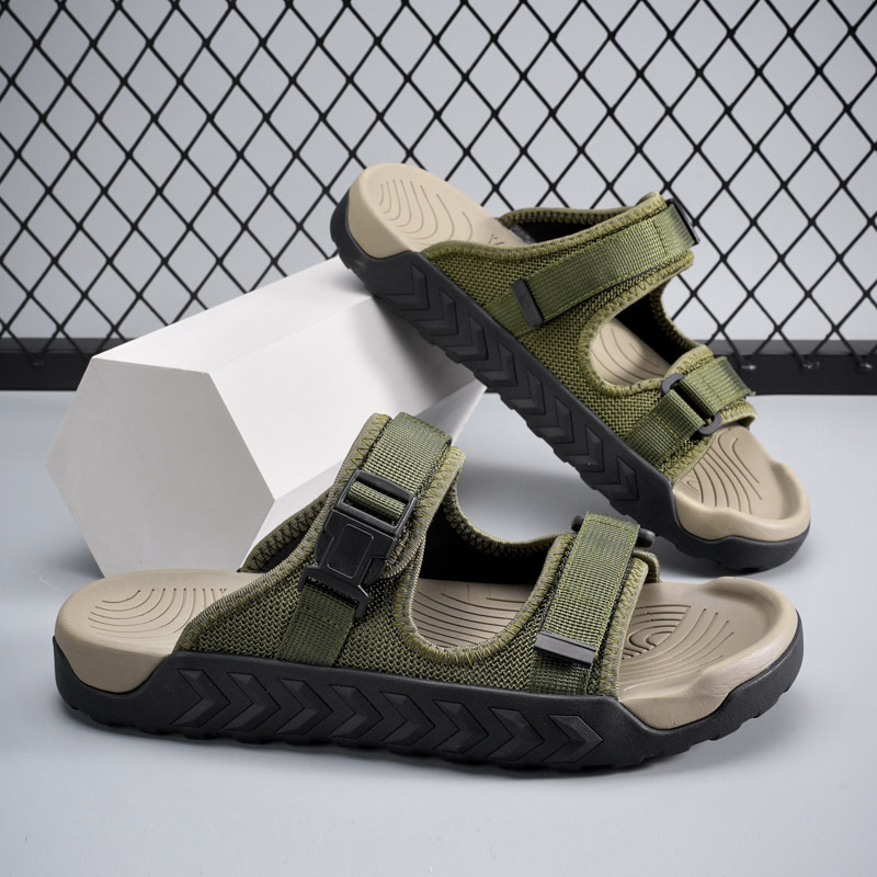 Sandals Men's Summer Outdoor New Flow Anti-driving Dual-use Casual Beach Slippers foto 3