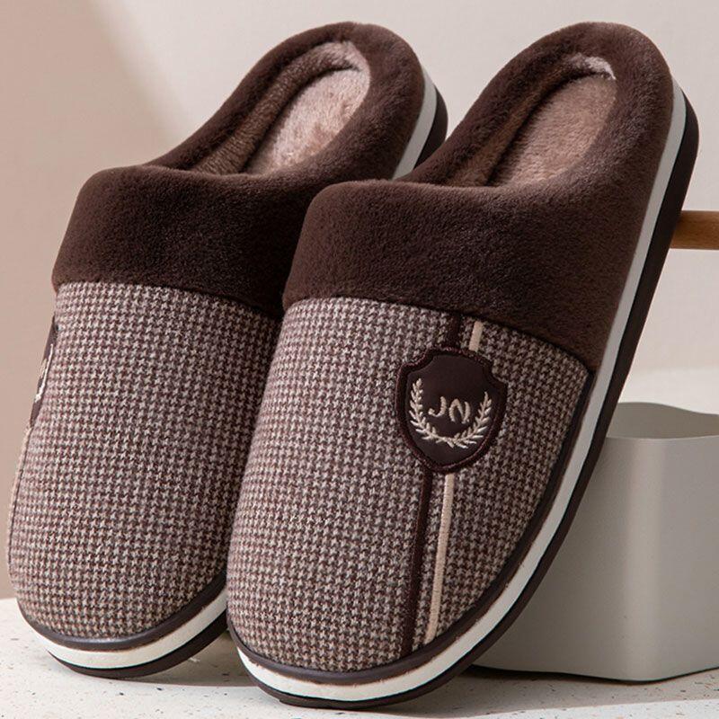Fleece-lined Warm Thick-soled Non-slip Cotton Shoes Indoor And Outdoor Wear foto 4