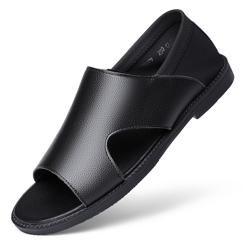 Men's Sandals Summer Men's Casual Soft Bottom Non-slip Wear-resistant And Deodorant Beach foto 2