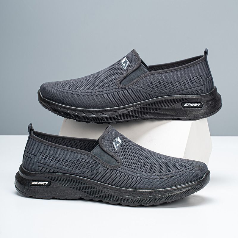 Old Beijing Cloth Shoes Mens Springautumn Slip-on Shoes foto 2