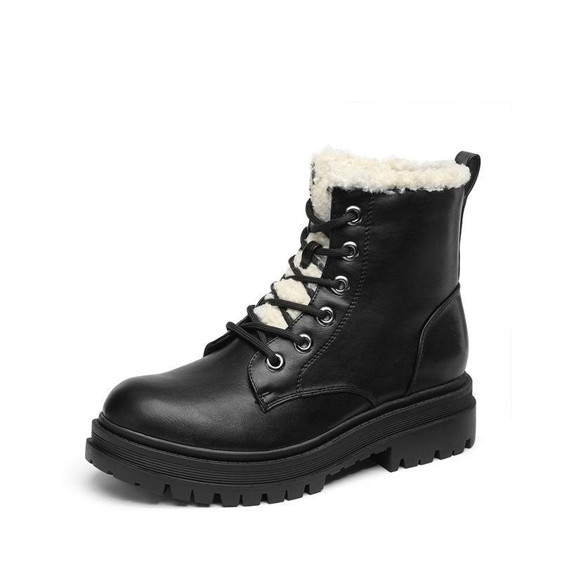 Women's Flat Lace Up Booties foto 3
