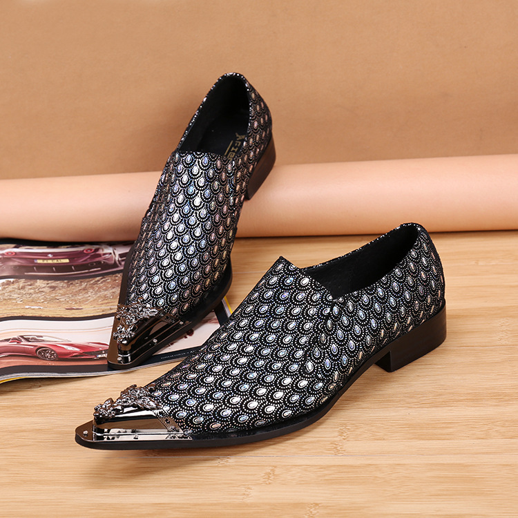 Versatile Casual Men's Slip-on Leather Shoes foto 2