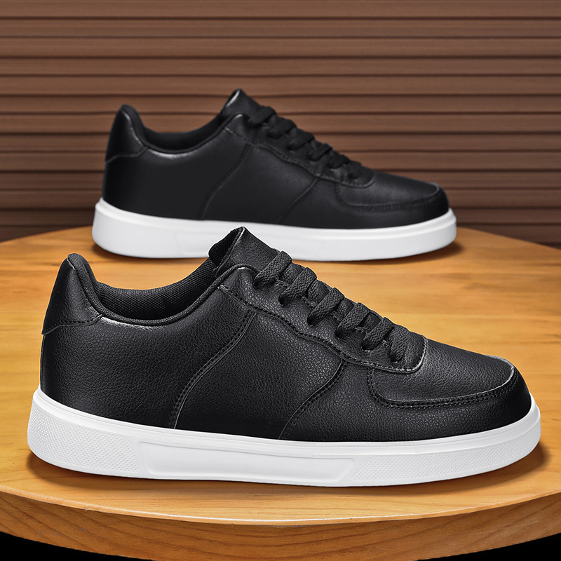 Spring And Summer Student Leisure Korean Large Size White Shoes Male foto 4