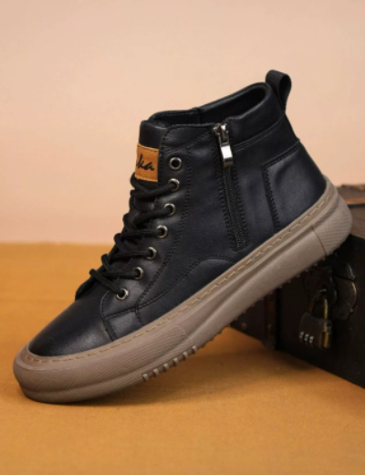 Men's White Sneakers Trendy Style foto 2