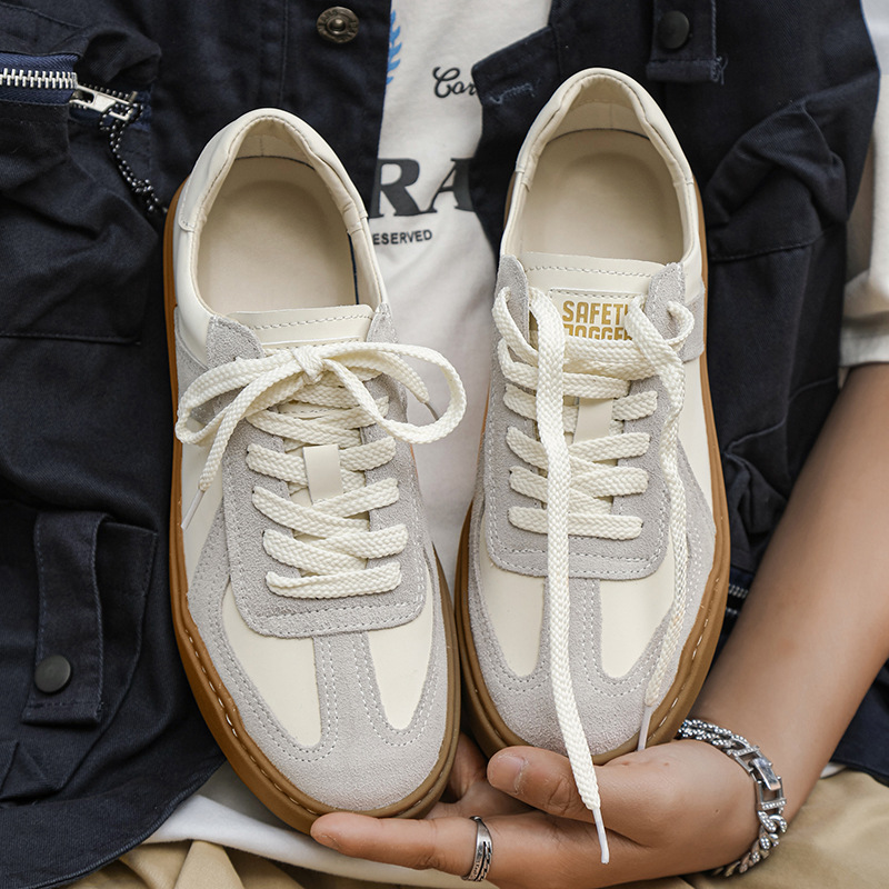 White Shoes German Training Shoes Niche Shoes Popular Japanese Style Men's Shoes foto 4