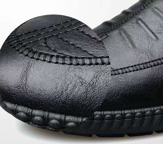 Men's Business Slip-on Leather Shoes Breathable Lightweight foto 2