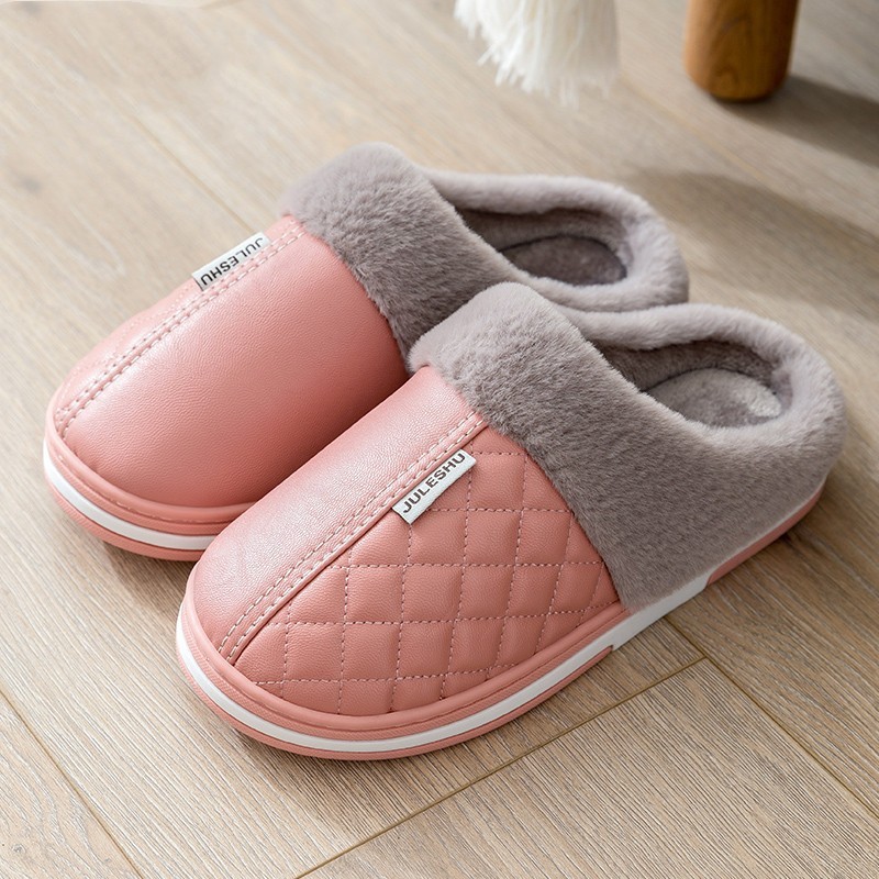 Elderly Cotton Slippers Winter Waterproof For Home Use foto 3