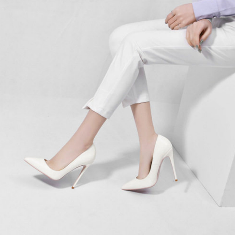 Stiletto 12cm Pointed-toe Plus-size High Heels foto 2