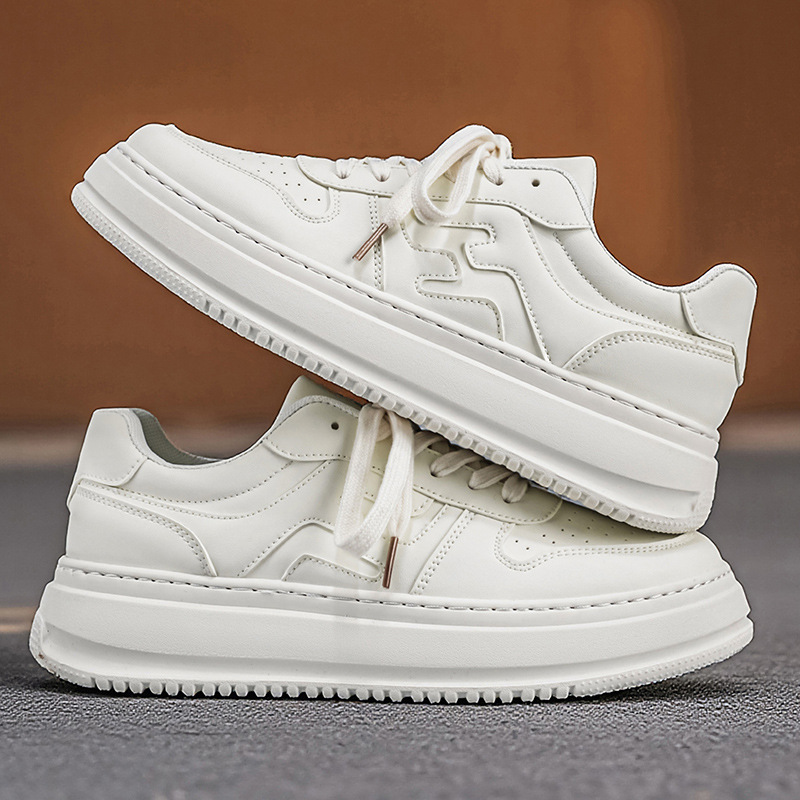 Versatile Casual Sports White Sneakers foto 5