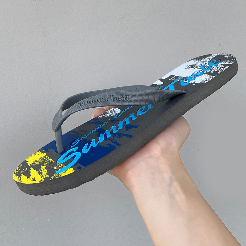 Men's Fashion Personality Non-slip Flip-flops foto 3