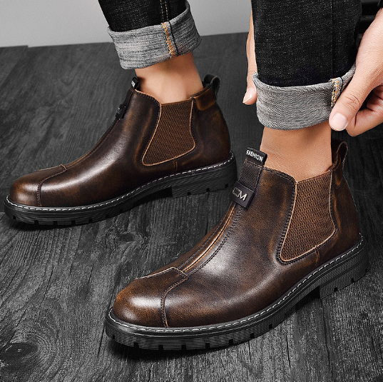 Retro Casual Men's High-top Shoes foto 5