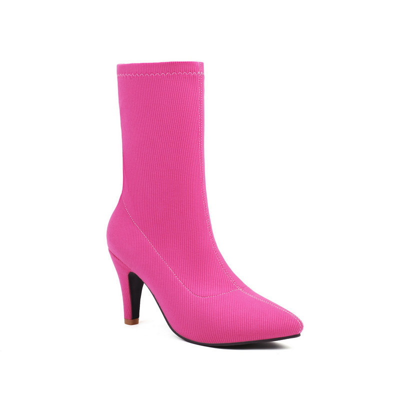 Pointed-toe Stylish Stiletto Heels With A Sophisticated Boot Design For Women foto 5