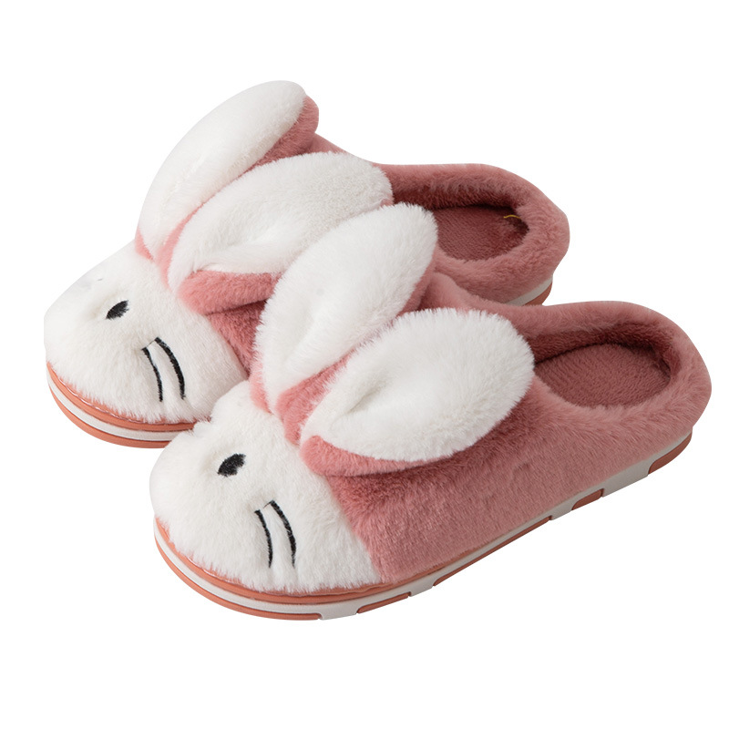 Cartoon Bunny Home Warm Children's Slippers foto 2