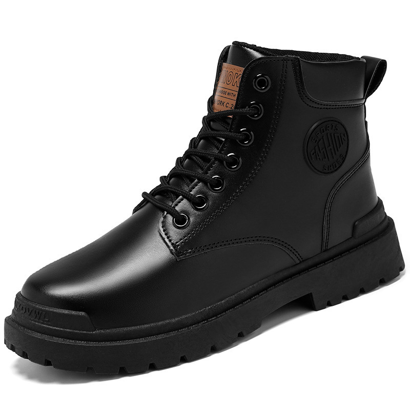 Mens Versatile High-top Thick-soled Work Boots foto 2