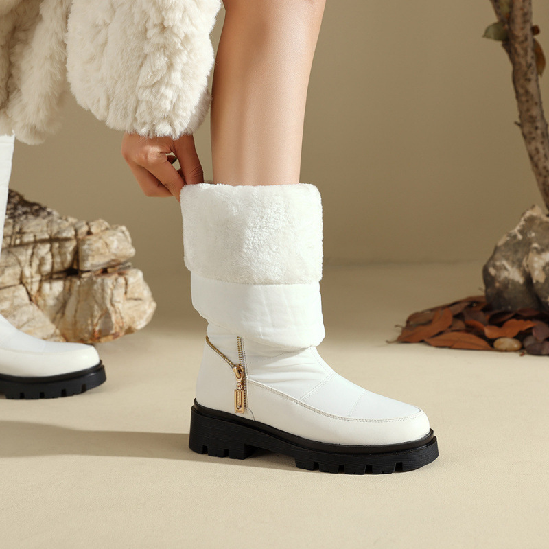 Winter Round-toe Women's Snow Boots foto 2