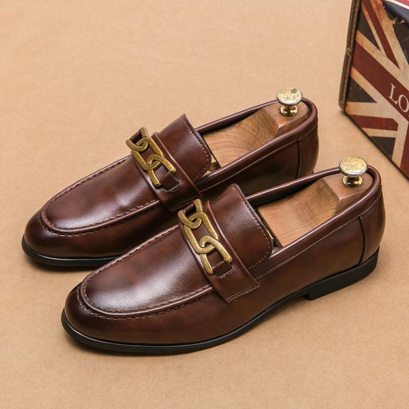 Men's British-style Business Formal Casual Leather Shoes foto 2