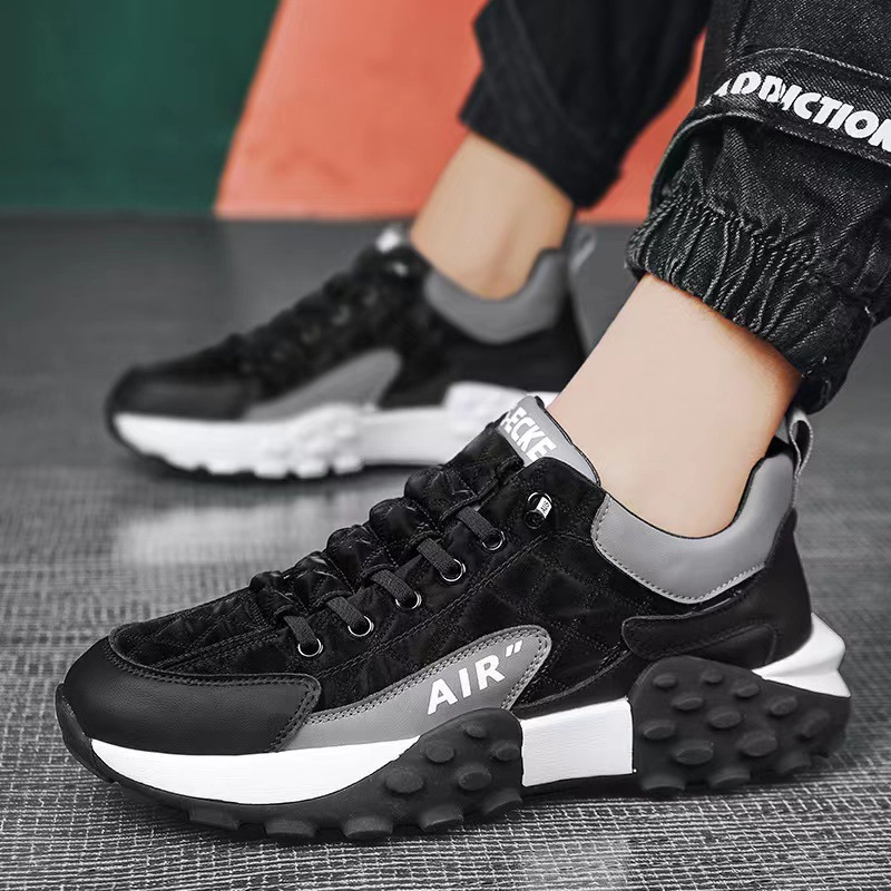 Casual Sports Running Shoes Men's Versatile Thick Bottom Wear-resistant Soft foto 2