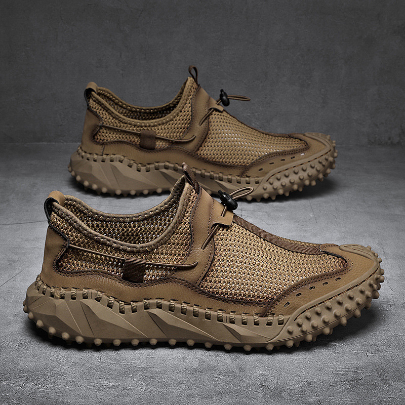 Plus Size Men's Mesh Breathable Casual Shoes Hollow Out foto 4