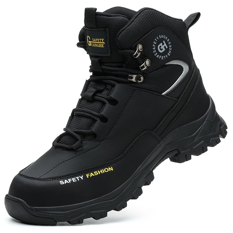 Anti-smashing And Anti-penetration Mountaineering Wear-resistant Waterproof Construction Site Safety Shoes foto 5