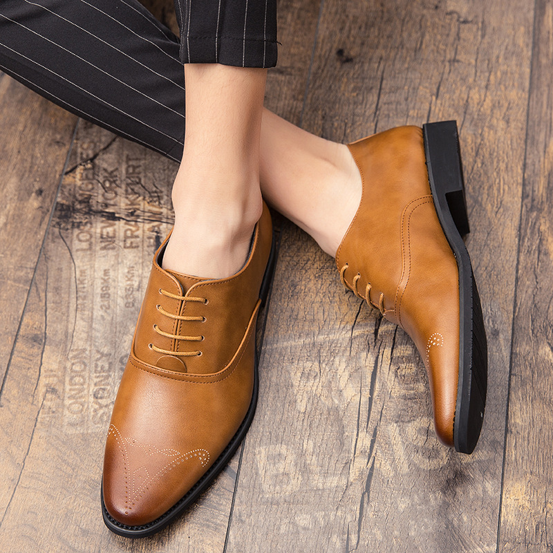 Men's Shoes Korean Style British Tide Shoes Casual Business foto 3