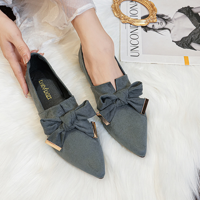 Flat Shoes Deep Mouth Soft Surface Slip-on foto 2