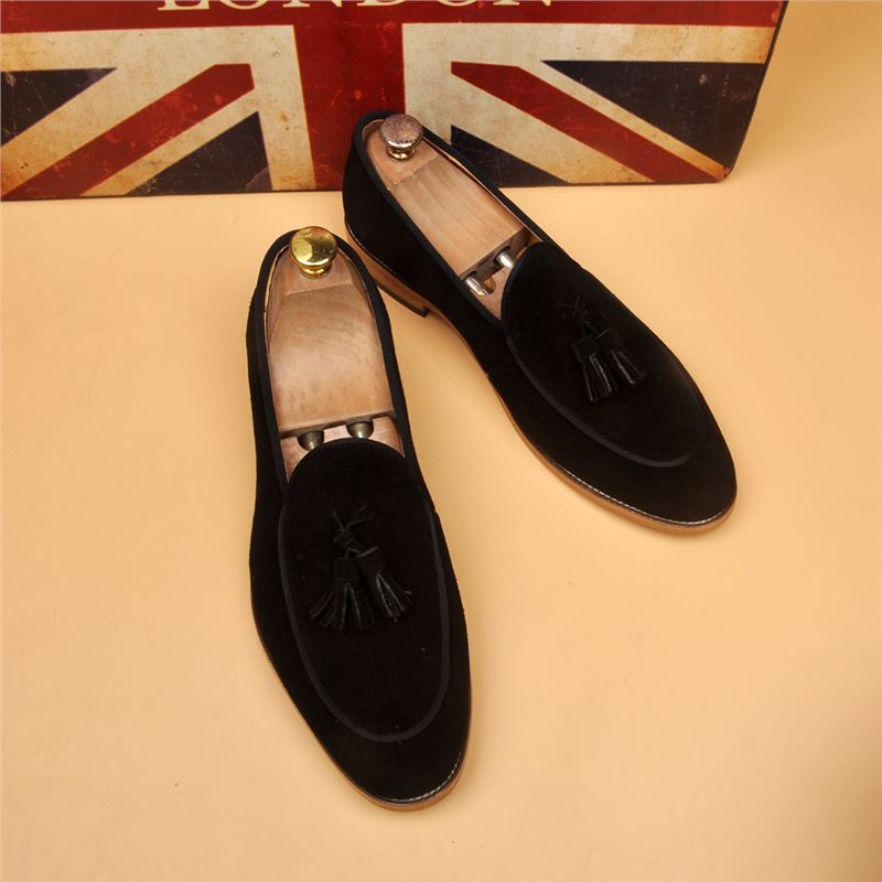 Breathable Mens Slip-on Loafers With A Pointed Toe In A Classic British Style foto 5