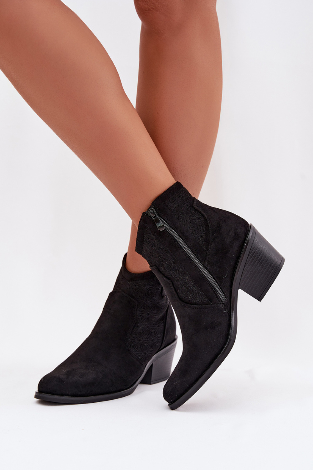 Laarsjes met hoge hak Step in style