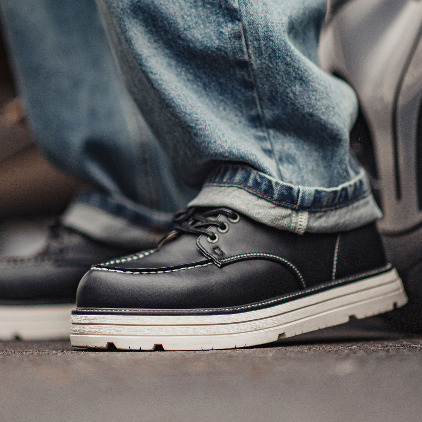 Madden Moka Xinmei Style Vintage Work Shoes foto 4