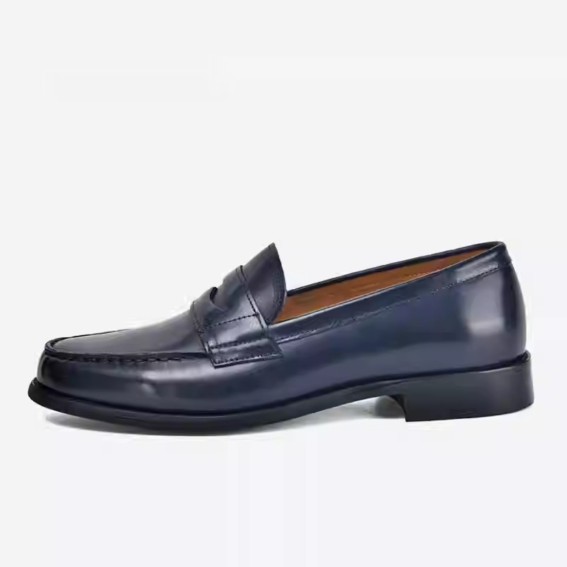 British-style Loafers Comfortable Slip-on Mens Boat Shoes foto 5