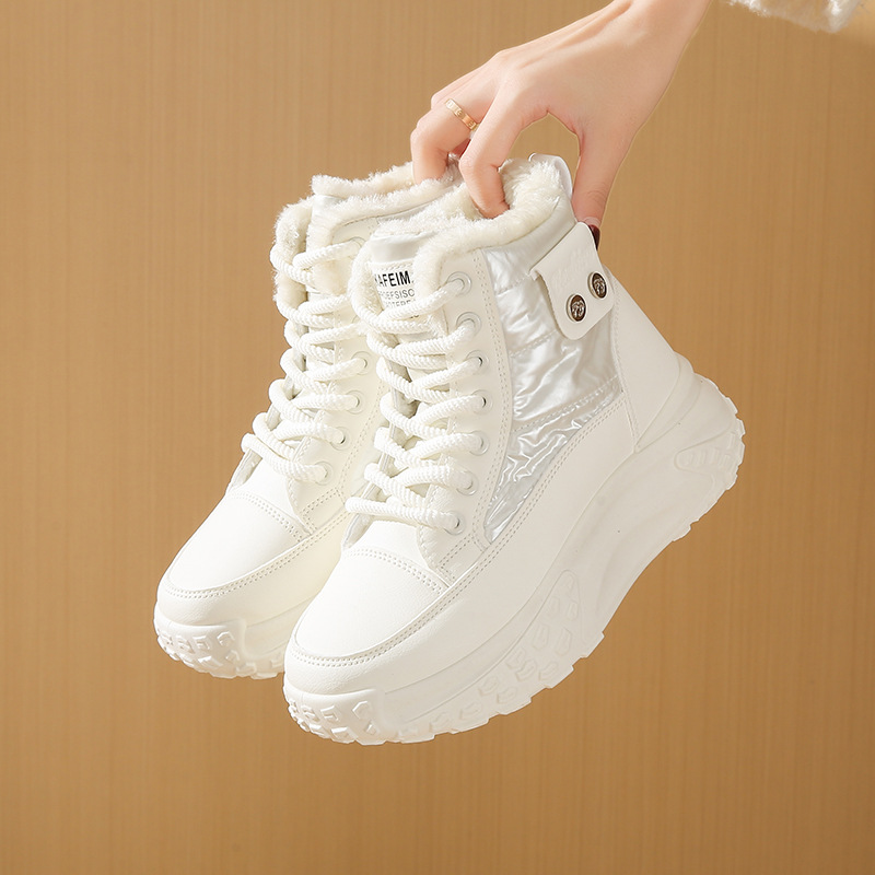 Fleece-lined High-top Windproof Boots Students foto 2