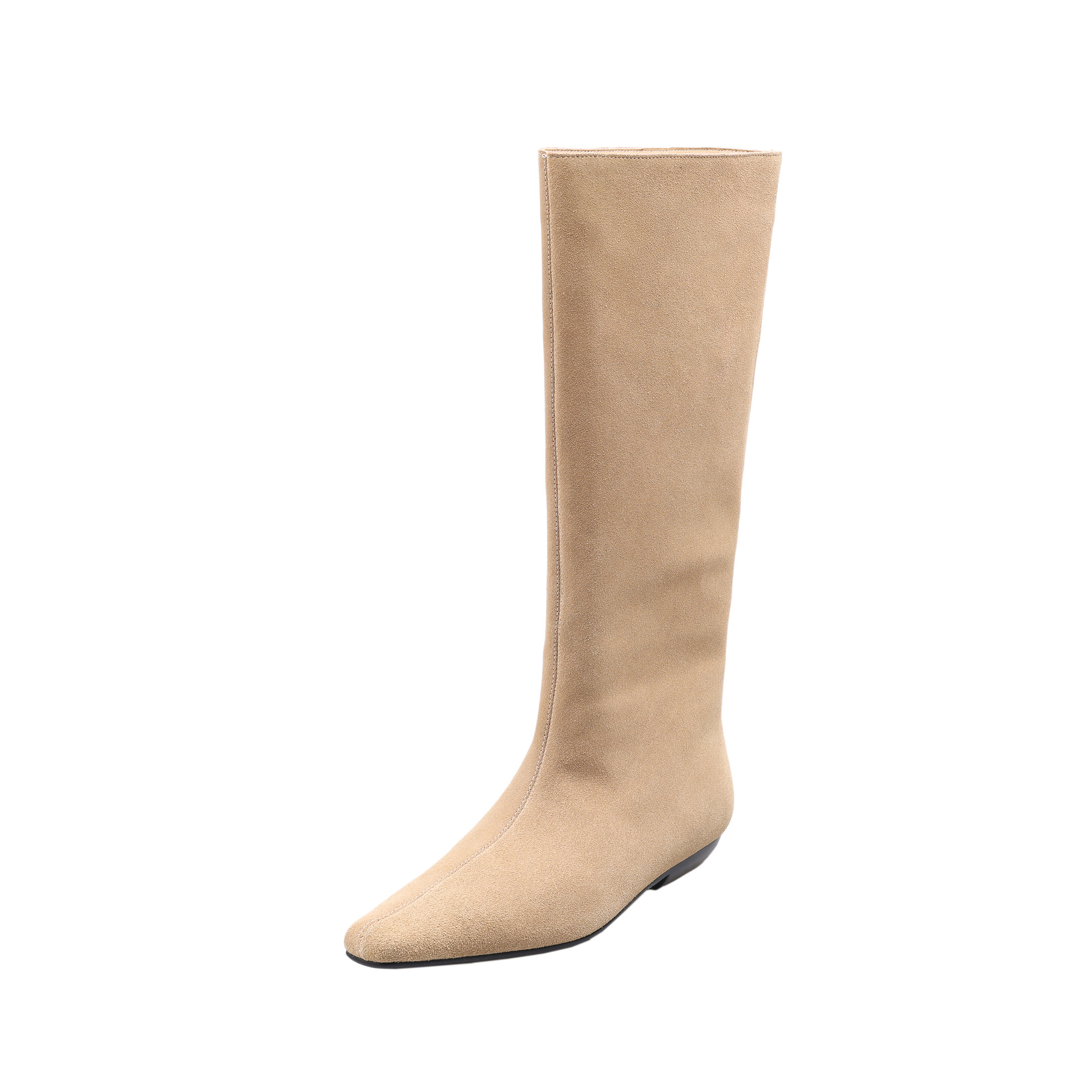 Women's Chunky Heel Straight Boots foto 5