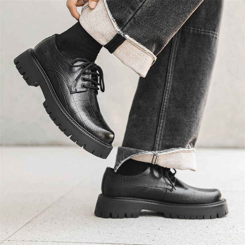 Round Head Solid Color Breathable Low Casual Shoes foto 3