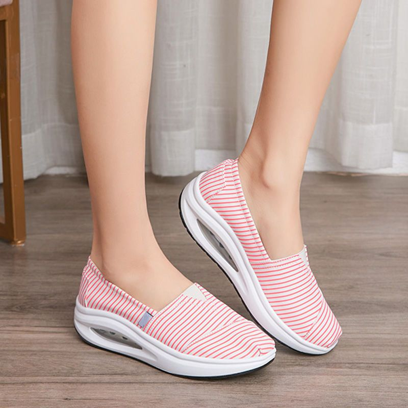 Summer Shallow Mouth Casual Slope Heel Mom Shoes foto 4