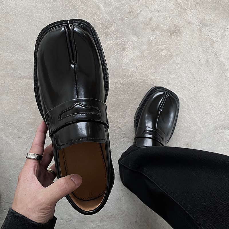 Niche High-end Fashion All-matching Platform Casual Leather Shoes foto 2
