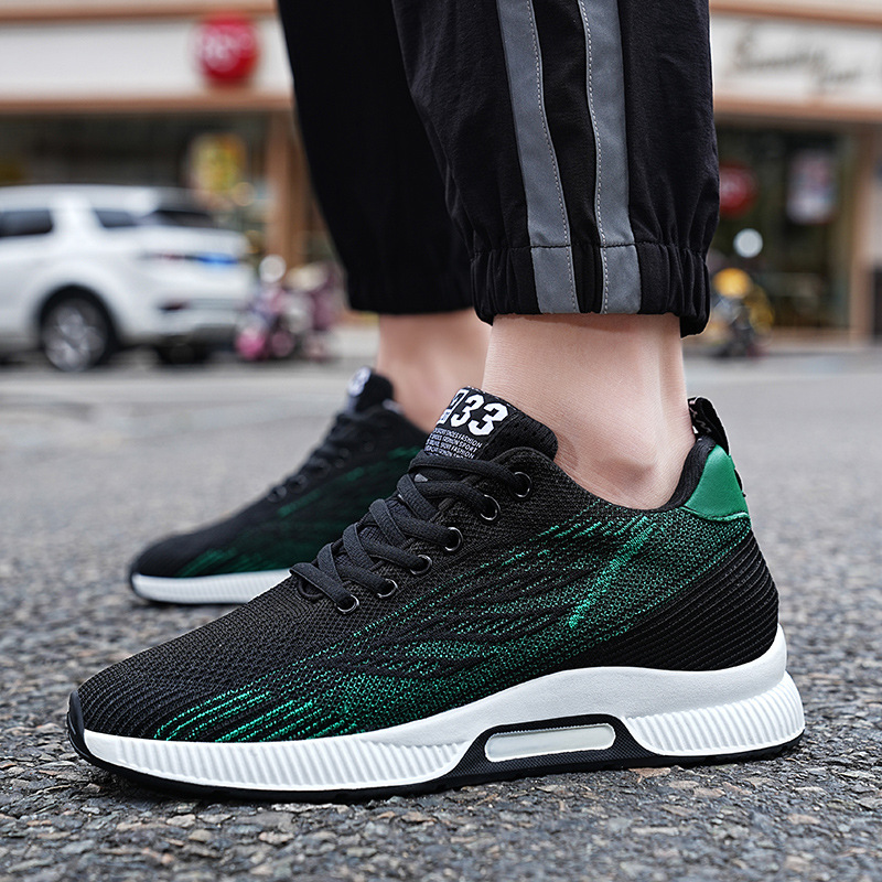 Flyknit Breathable Height Increasing Insole Men's Shoes Increased 6CM foto 3
