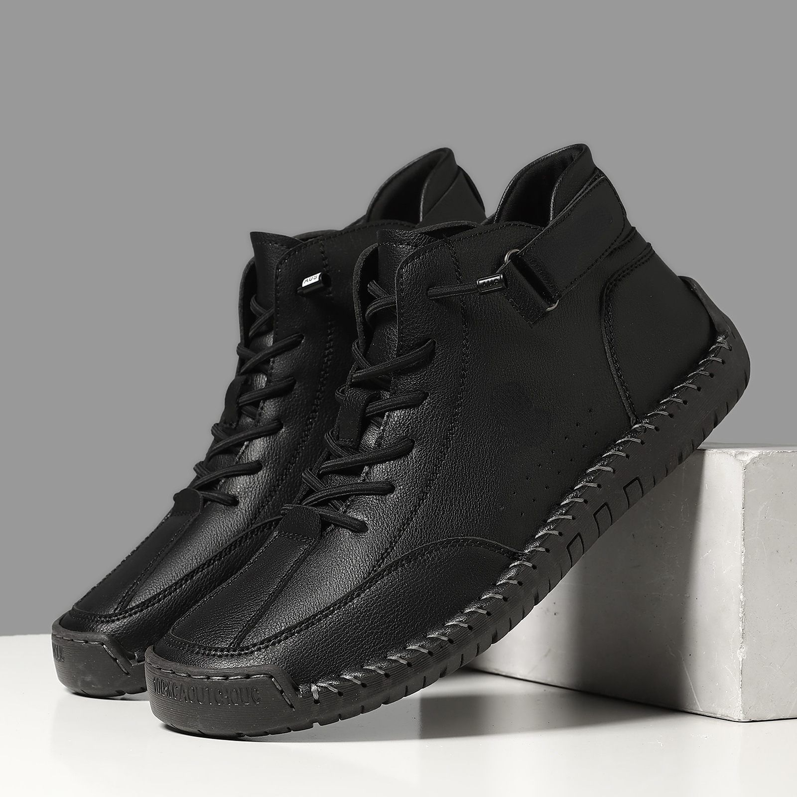 Handmade Stitching Martin Boots Spring High Top foto 5