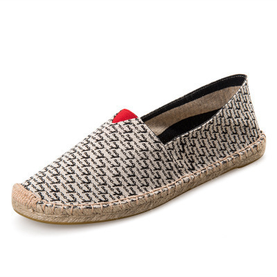 Summer Slip-on Fisherman Shoes Lazy Canvas Hemp Men foto 2