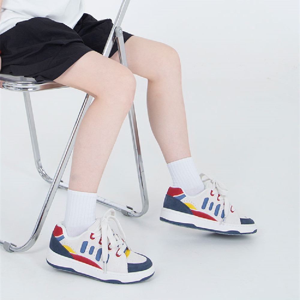 Color Blocking Splicing Skateboard Shoes foto 2