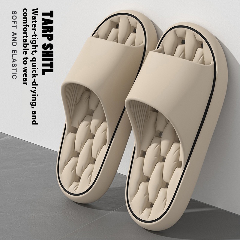 Hollow Bathroom Non-slip Silent EVA Slippers foto 5