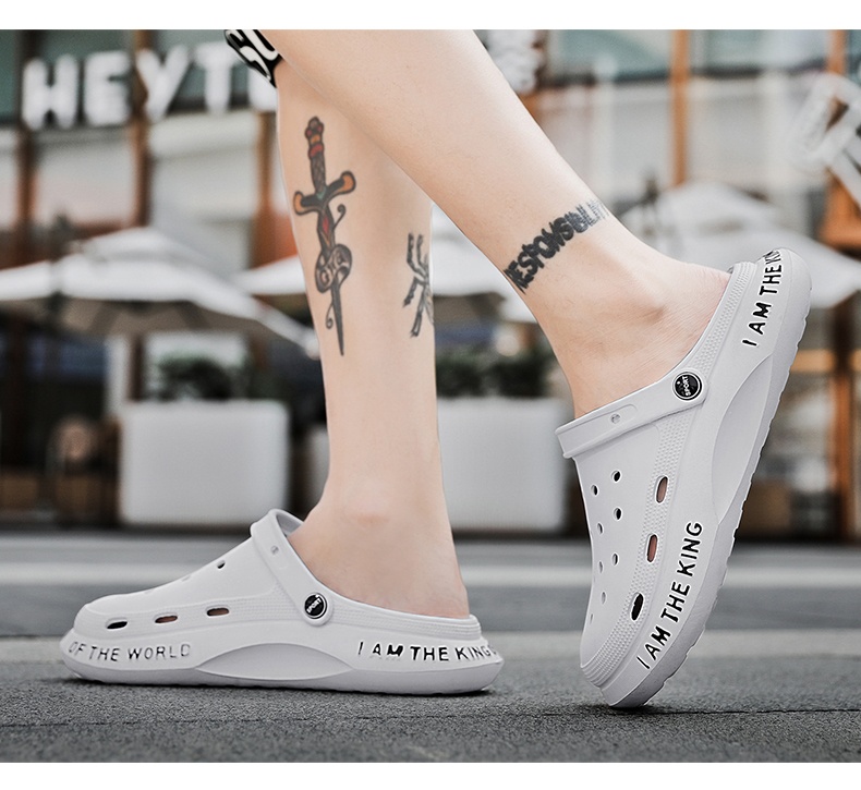 Outdoor Casual Dual-use Beach Half Slippers Sports Leisure Sandals Feeling Of Walking On Shit foto 5