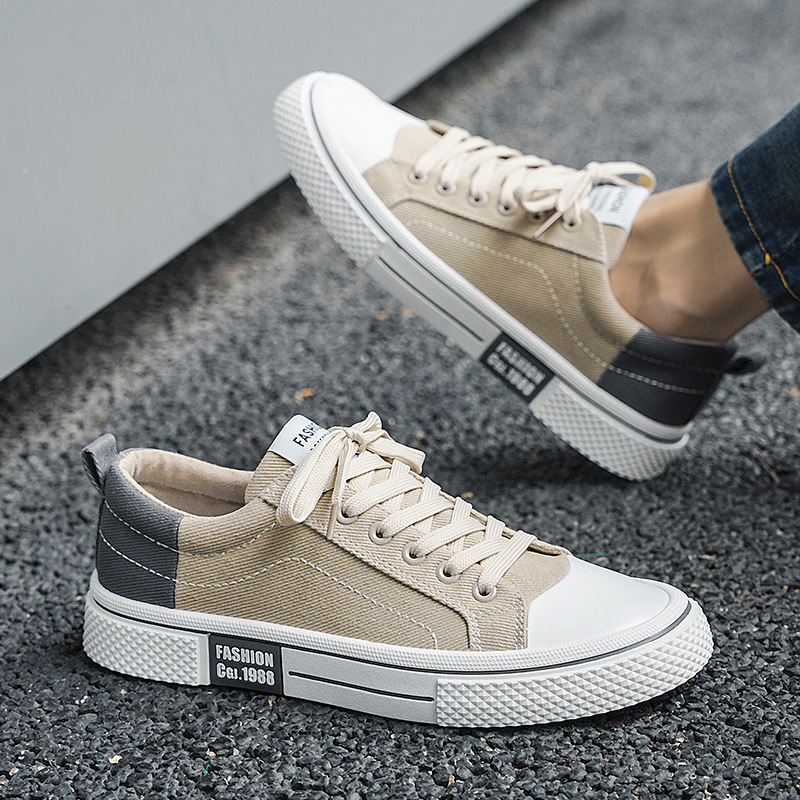 New Versatile Casual Low-top Men's Sports Canvas Shoes foto 2
