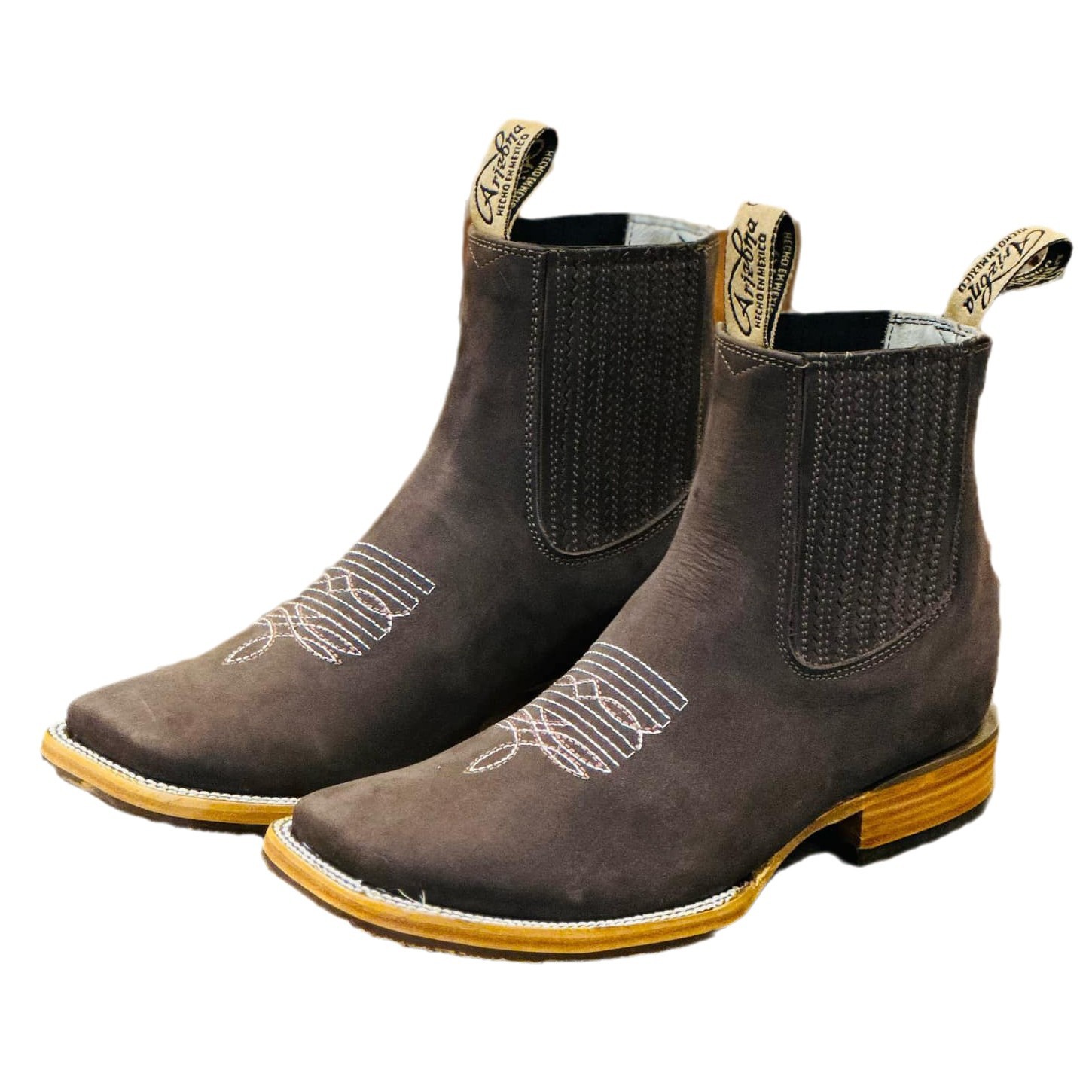 New European And American Embroidered Sleeve Chelsea Martin Boots Men's foto 4