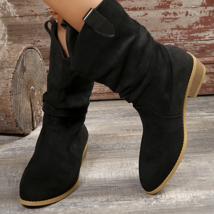 Pointed Suede Boots For Women foto 4
