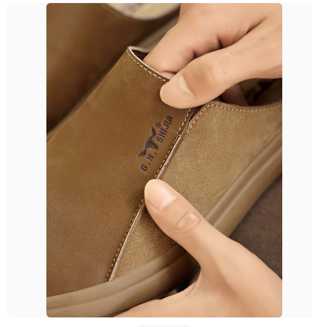 Outdoor Wear Summer Deodorant Leather Sandals Men foto 3
