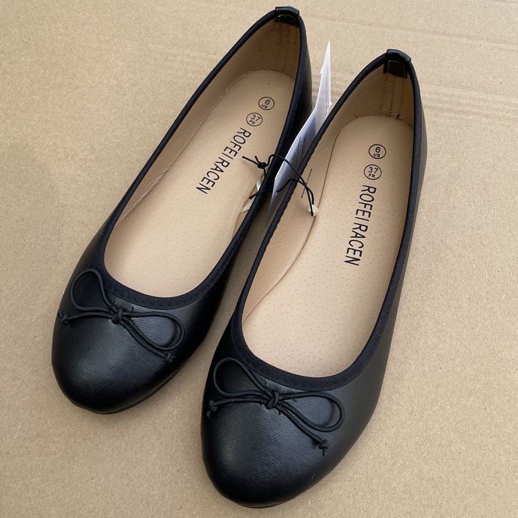 Womens Flat Shoes With A Single Bow foto 3