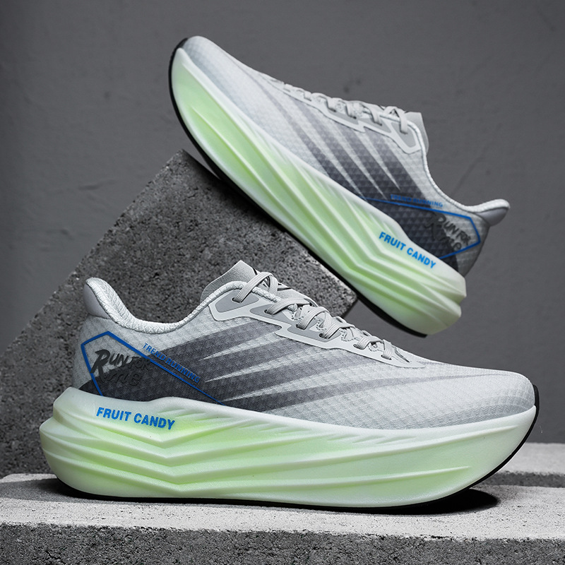 Couple Running Shoes Breathable Mesh Shoes Ultra-Soft Non-Deformable Jelly Sole Casual All-Match Sneakers foto 3